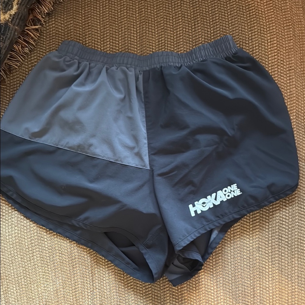 Hoka One One Gray Running Shorts